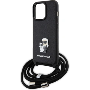 Hurtownia GSM - Etui Karl Lagerfeld KLHCP13LSAKCPSK Apple iPhone 13/13 Pro Hardcase Crossbody Saffiano Metal Pin schwarz/black - KLD1618 - {ean13} - Hurt