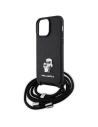 Hurtownia GSM - Etui Karl Lagerfeld KLHCP13XSAKCPSK Apple iPhone 13 Pro Max hardcase Crossbody Saffiano Metal Pin černý/black - KLD1619 - {ean13} - Hurt