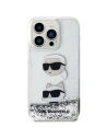 Wholesale Karl Lagerfeld KLHCP14LLDHKCNS Apple iPhone 14 Pro hardcase Liquid Glitter silver - KLD1620 - {ean13} - Hurt
