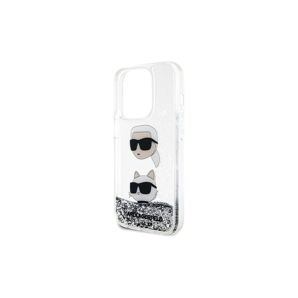 Hurtownia GSM - Etui Karl Lagerfeld KLHCP14LLDHKCNS Apple iPhone 14 Pro hardcase Liquid Glitter argintiu/silver - KLD1620 - {ean13} - Hurt