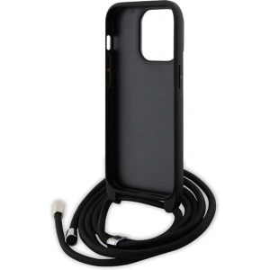 Hurtownia GSM - Etui Karl Lagerfeld KLHCP14LSAKCPSK Apple iPhone 14 Pro hardcase Crossbody Saffiano Metal negru/black - KLD1621 - {ean13} - Hurt