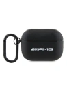 Etui AMG AMAP2SLWK Apple AirPods Pro 2 Hülle Leder Weiß Logo schwarz/black