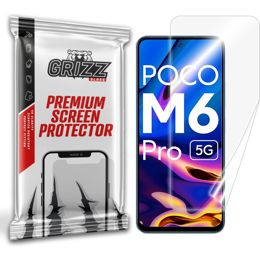 Hurtownia GSM - Fólia kerámia GrizzGlass CeramicFilm-hoz Xiaomi POCO M6 Pro 5G-hez - GRZ6301 - {ean13} - Hurt