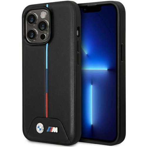 BMW Distributor - 3666339072643 - BMW495 - BMW BMHMP13L22PVTK Apple iPhone 13/13 Pro Quilted Tricolor MagSafe black - B2B homescreen