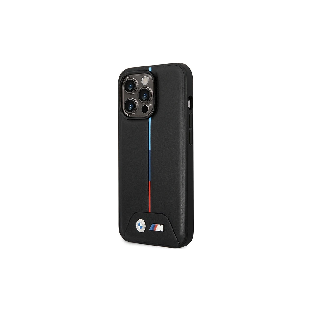 Hurtownia GSM - Etui BMW BMHMP13X22PVTK Apple iPhone 13 Pro Max cu model matlasat tricolor MagSafe negru/black - BMW496 - {ean13} - Hurt