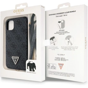 Hurtownia GSM - Etui Guess GUHCN61P4TDSCPK Apple iPhone 11/XR kemény tok Crossbody 4G Fém Logó fekete/black - GUE2721 - {ean13} - Hurt