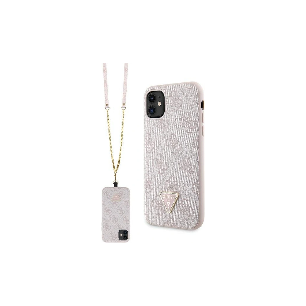 Hurtownia GSM - Etui Guess GUHCN61P4TDSCPP Apple iPhone 11/XR Hardcase Crossbody 4G Metall-Logo rosa/pink - GUE2722 - {ean13} - Hurt
