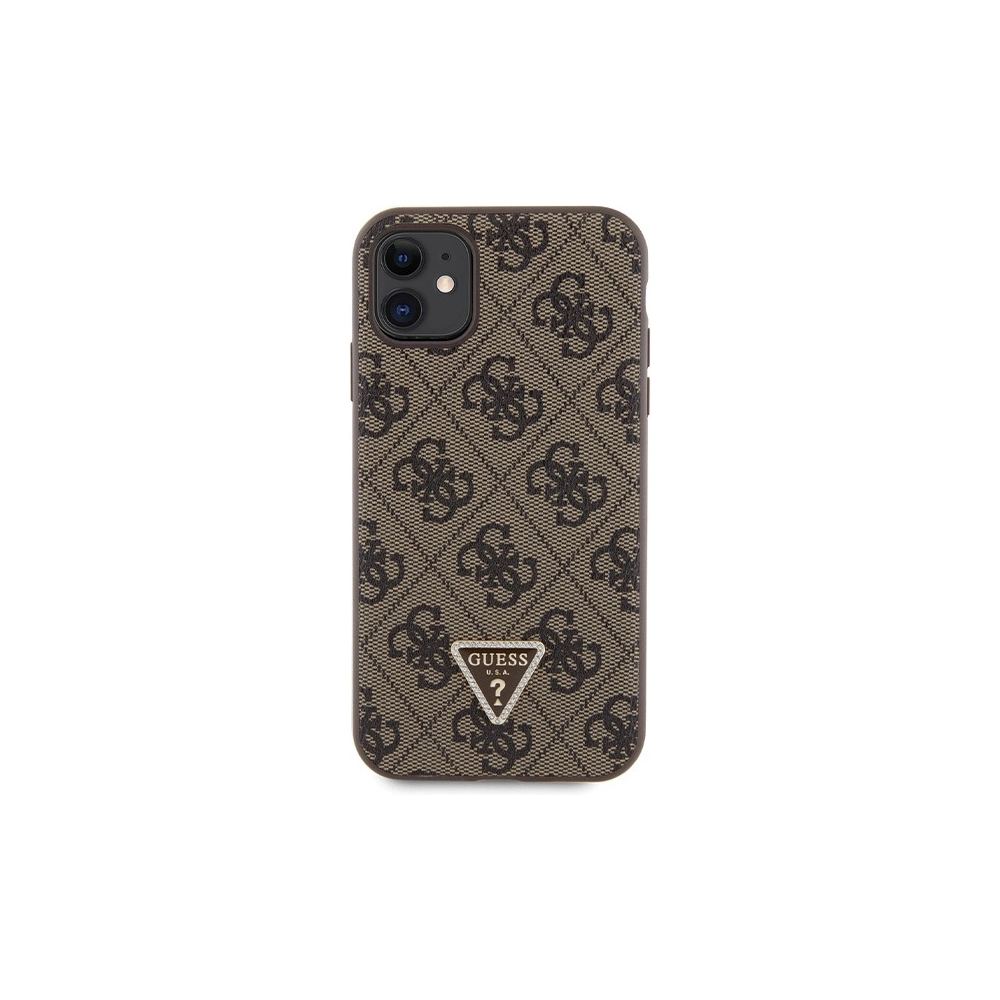 Wholesale Guess GUHCN61P4TDSCPW Apple iPhone 11/XR hardcase Crossbody 4G Metal Logo brown - GUE2723 - {ean13} - Hurt