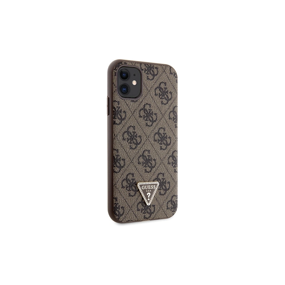 Hurtownia GSM - Etui Guess GUHCN61P4TDSCPW Apple iPhone 11/XR keménytok keresztpántos 4G Fém Logó barna/brown - GUE2723 - {ean13} - Hurt