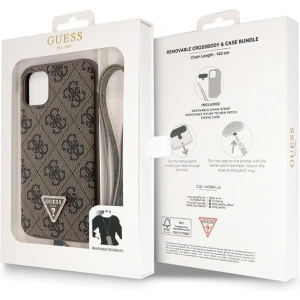 Wholesale Guess GUHCN61P4TDSCPW Apple iPhone 11/XR hardcase Crossbody 4G Metal Logo brown - GUE2723 - {ean13} - Hurt