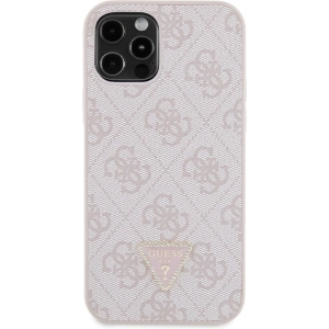 Hurtownia GSM - Etui Guess GUHCP12MP4TDSCPP Apple iPhone 12/12 Pro hardcase Crossbody 4G Metal Logo roz/roz - GUE2725 - {ean13} - Hurt