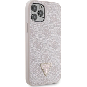 Hurtownia GSM - Etui Guess GUHCP12MP4TDSCPP Apple iPhone 12/12 Pro hardcase Crossbody 4G Metal Logo roz/roz - GUE2725 - {ean13} - Hurt