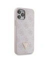 Wholesale Guess GUHCP12MP4TDSCPP Apple iPhone 12/12 Pro hardcase Crossbody 4G Metal Logo pink - GUE2725 - {ean13} - Hurt