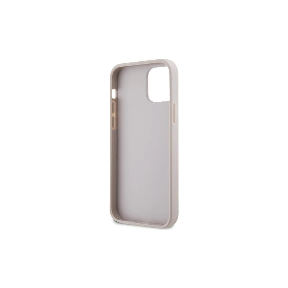 Wholesale Guess GUHCP12MP4TDSCPP Apple iPhone 12/12 Pro hardcase Crossbody 4G Metal Logo pink - GUE2725 - {ean13} - Hurt