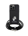 Hurtownia GSM - Etui Karl Lagerfeld KLHCP14XSAKCPSK Apple iPhone 14 Pro Max hardcase Crossbody Saffiano Metal Pin černý/black - KLD1623 - {ean13} - Hurt