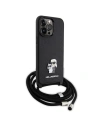 Hurtownia GSM - Etui Karl Lagerfeld KLHCP14XSAKCPSK Apple iPhone 14 Pro Max hardcase Crossbody Saffiano Metal Pin černý/black - KLD1623 - {ean13} - Hurt