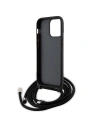Hurtownia GSM - Etui Karl Lagerfeld KLHCP14XSAKCPSK Apple iPhone 14 Pro Max hardcase Crossbody Saffiano Metal Pin černý/black - KLD1623 - {ean13} - Hurt