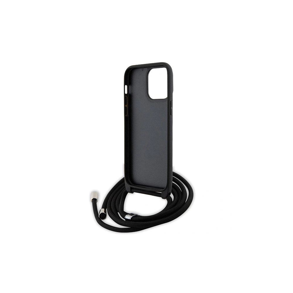 Hurtownia GSM - Etui Karl Lagerfeld KLHCP14XSAKCPSK Apple iPhone 14 Pro Max hardcase Crossbody Saffiano Metal Pin černý/black - KLD1623 - {ean13} - Hurt