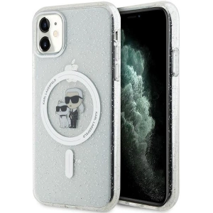 Hurtownia GSM - Etui Karl Lagerfeld KLHMN61HGKCNOT Apple iPhone 11/XR hardcase Karl&Choupette Glitter MagSafe transparent - KLD1624 - {ean13} - Hurt