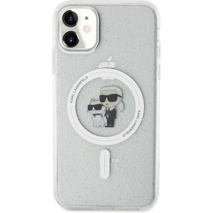 Hurtownia GSM - Etui Karl Lagerfeld KLHMN61HGKCNOT Apple iPhone 11/XR hardcase Karl&Choupette Glitter MagSafe transparent - KLD1624 - {ean13} - Hurt