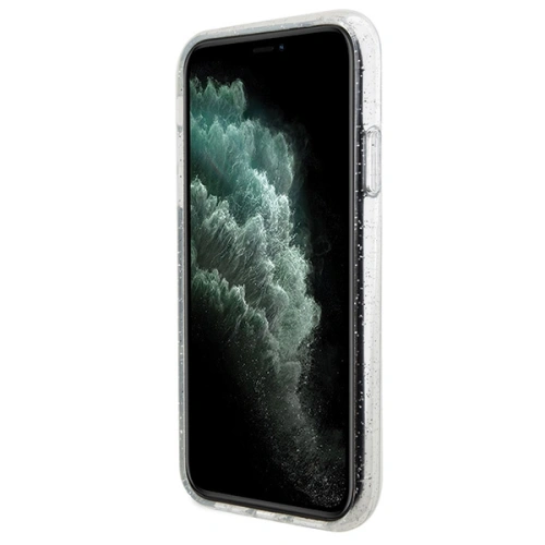 Etui Karl Lagerfeld KLHMN61HGKCNOT Apple iPhone 11/XR hardcase Karl&Choupette Glitter MagSafe transparent