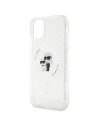 Hurtownia GSM - Etui Karl Lagerfeld KLHMN61HGKCNOT Apple iPhone 11/XR tvrdý obal Karl&Choupette Glitter MagSafe transparentní - KLD1624 - {ean13} - Hurt