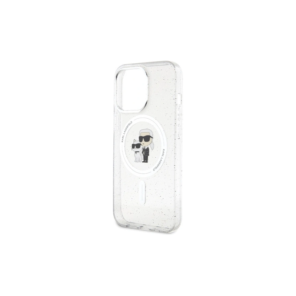 Hurtownia GSM - Etui Karl Lagerfeld KLHMP13LHGKCNOT Apple iPhone 13/13 Pro hardcase Karl&Choupette Glitter MagSafe transparent - KLD1625 - {ean13} - Hurt