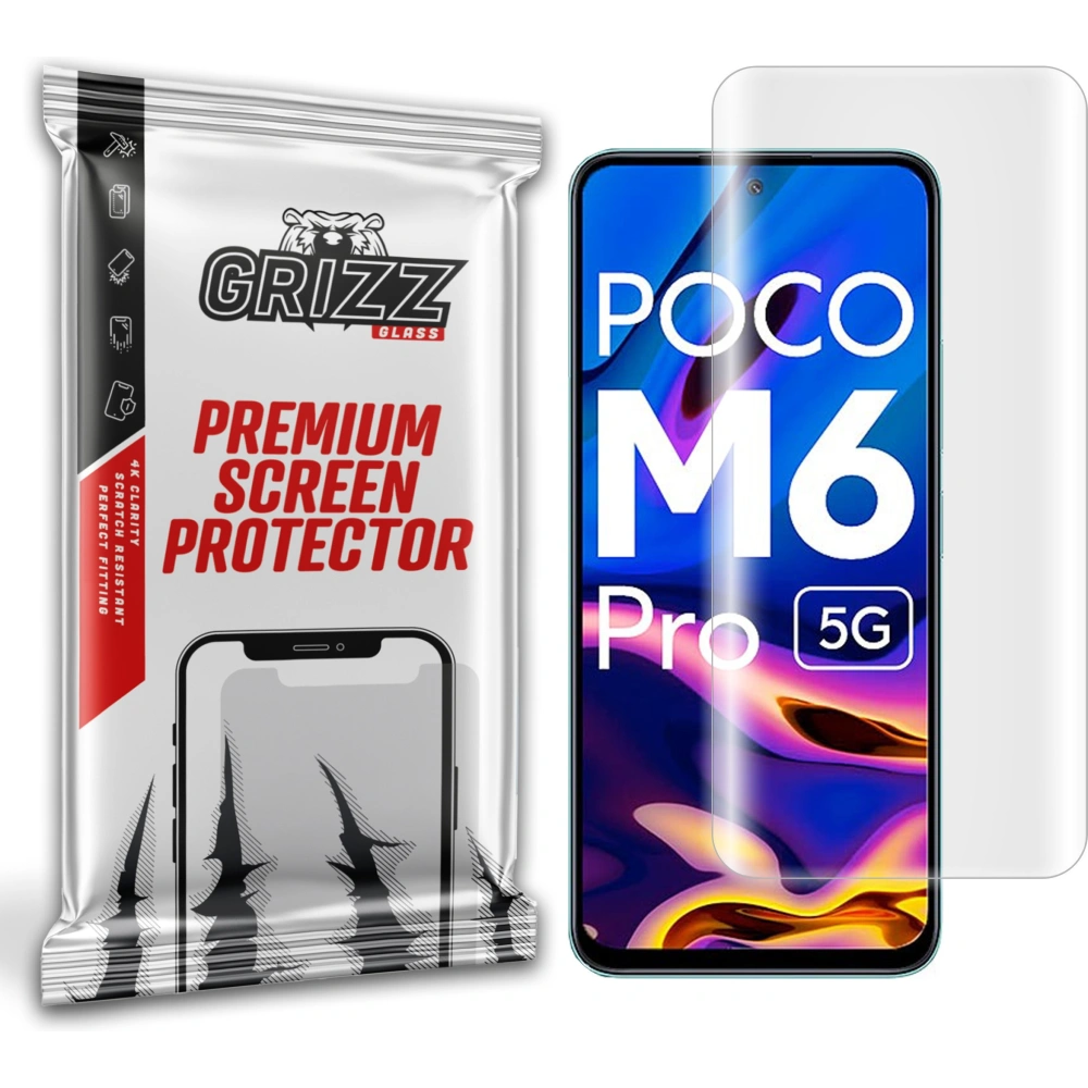 Hurtownia GSM - Folia hydrożelowa GrizzGlass Hydrofilm do Xiaomi POCO M6 Pro 5G - GRZ6315 - {ean13} - Hurt