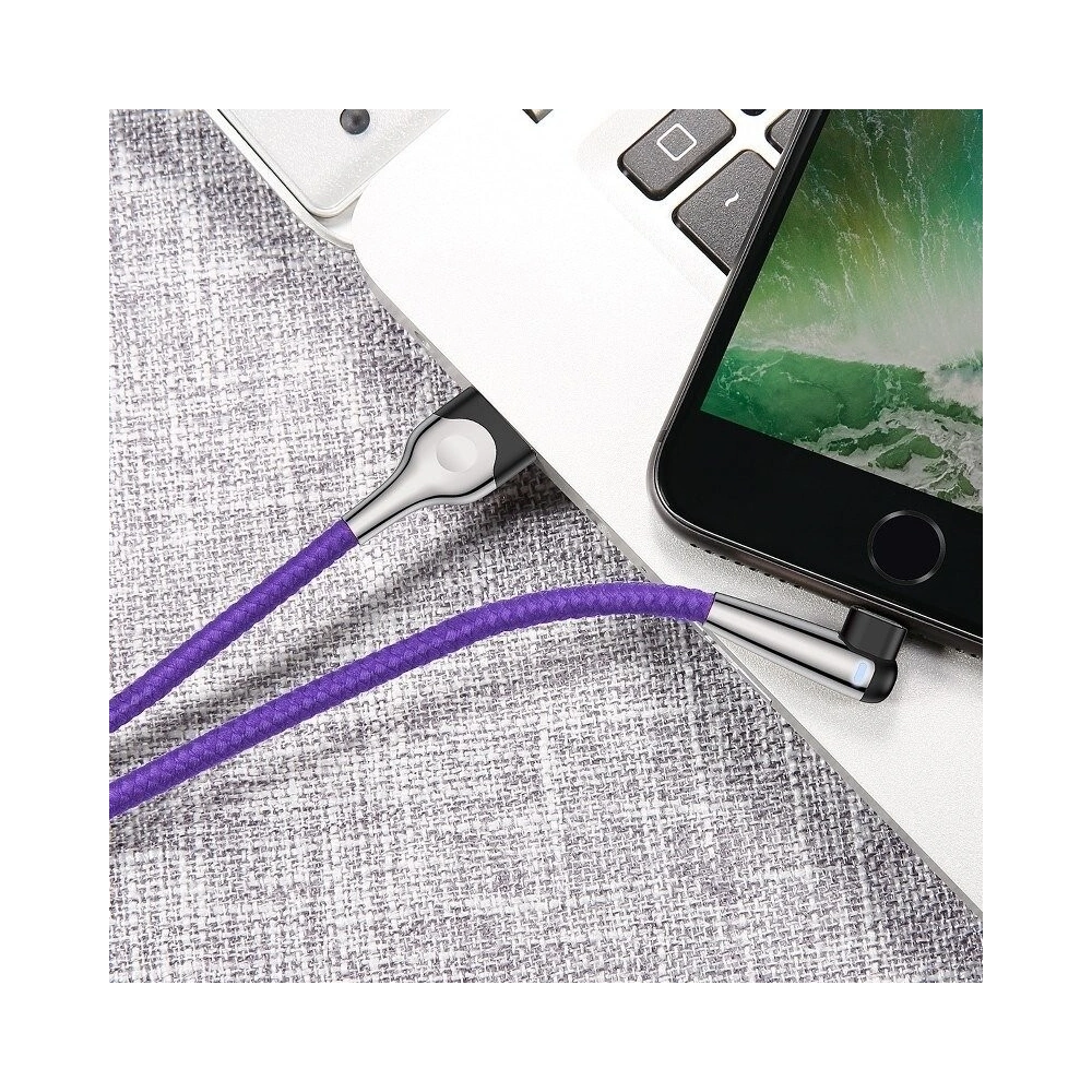 Hurtownia GSM - Kabel USB la Lightning Baseus MVP 2.4A 1 metru - violet - BSU173PRP - {ean13} - Hurt