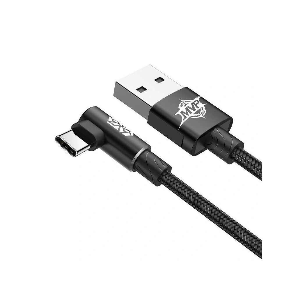 Hurtownia GSM - USB Type-C Winkelkabel Baseus MVP Elbow 2A 1 Meter - schwarz - BSU174BLK - {ean13} - Hurt