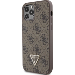 Hurtownia GSM - Guess Apple Caz GUHCP12MP4TDSCPW iPhone 12/12 Pro hardcase Crossbody 4G Metal Logo maro/maro - GUE2726 - {ean13} - Hurt