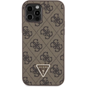 Hurtownia GSM - Guess Apple Caz GUHCP12MP4TDSCPW iPhone 12/12 Pro hardcase Crossbody 4G Metal Logo maro/maro - GUE2726 - {ean13} - Hurt