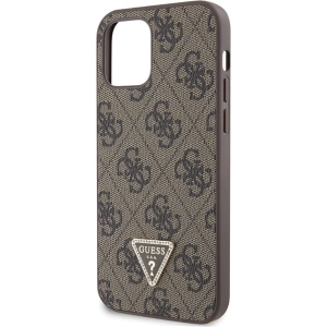 Hurtownia GSM - Guess Apple Caz GUHCP12MP4TDSCPW iPhone 12/12 Pro hardcase Crossbody 4G Metal Logo maro/maro - GUE2726 - {ean13} - Hurt