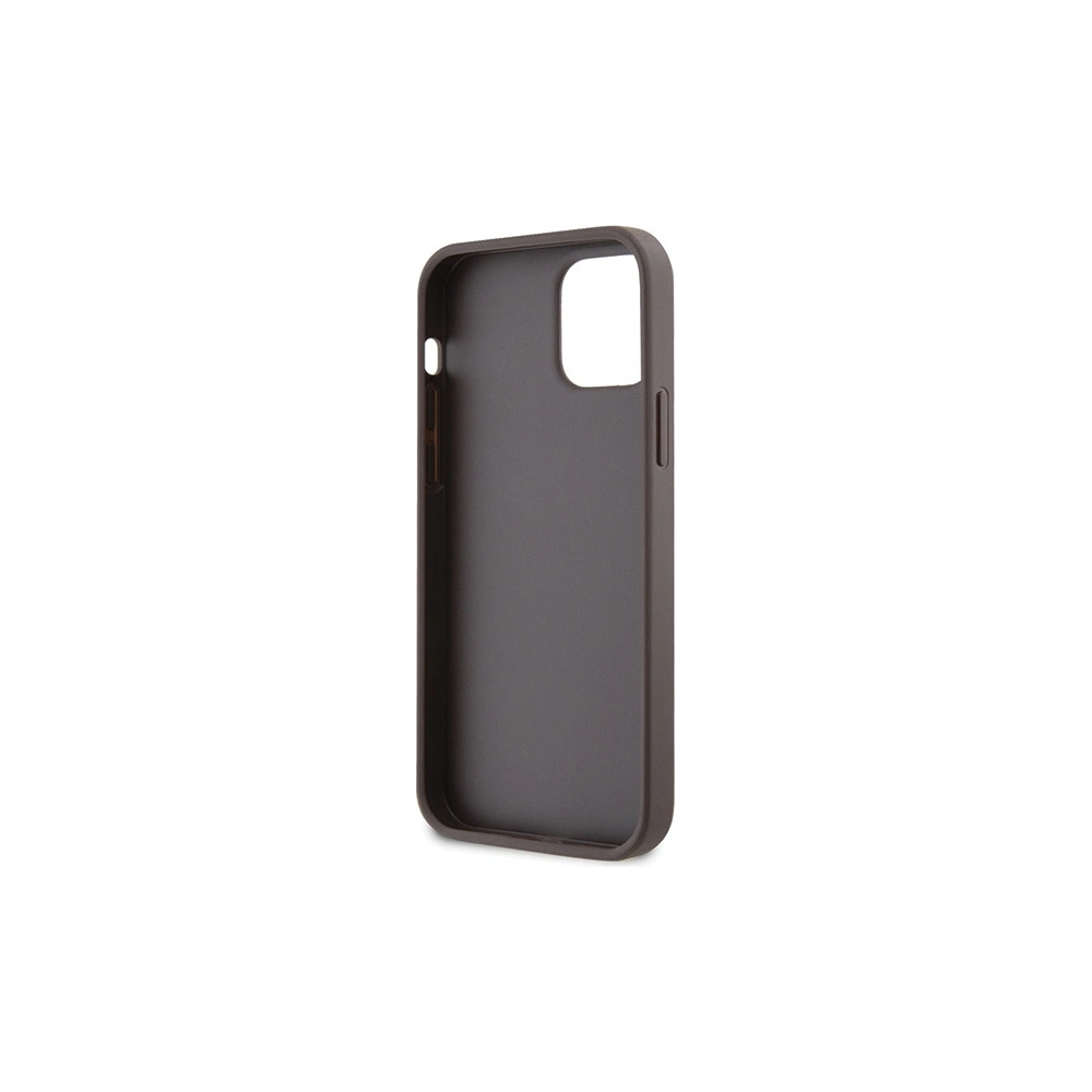 Hurtownia GSM - Guess Apple Tasche GUHCP12MP4TDSCPW iPhone 12/12 Pro Hartschalenkoffer Crossbody 4G Metall Logo braun/braun - GUE2726 - {ean13} - Hurt