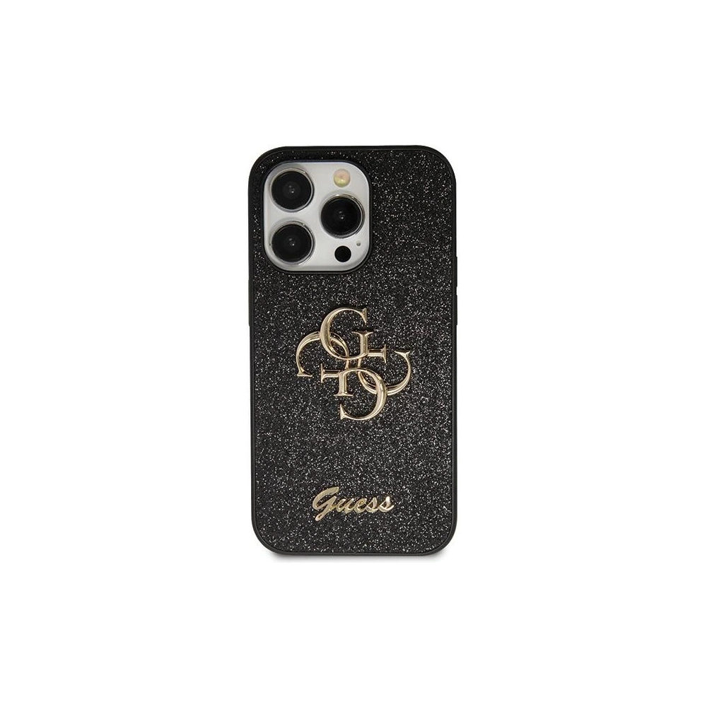 Wholesale Guess GUHCP13LHG4SGK Apple iPhone 13/13 Pro hardcase Glitter Script Big 4G black - GUE2727 - {ean13} - Hurt
