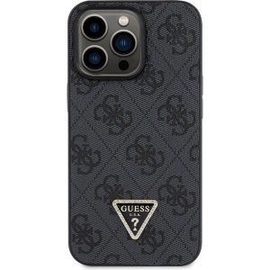 Etui Guess GUHCP13LP4TDSCPK Apple iPhone 13/13 Pro hardcase Crossbody 4G Metal Logo czarny/black