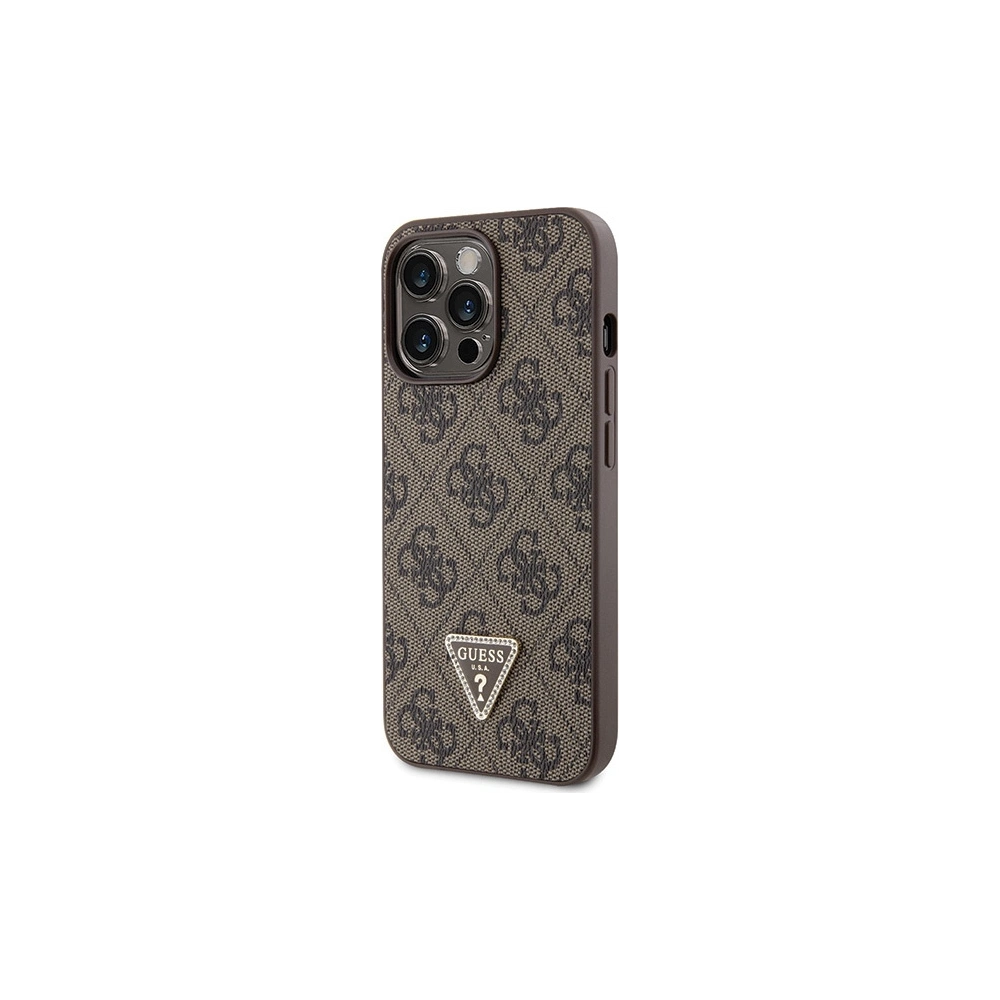 Hurtownia GSM - Etui Guess GUHCP13LP4TDSCPW Apple iPhone 13/13 Pro hardcase Crossbody 4G Metal Logo hnědý/brown - GUE2730 - {ean13} - Hurt