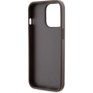 Etui Guess GUHCP13LP4TDSCPW Apple iPhone 13/13 Pro hardcase Crossbody 4G Metal Logo brązowy/brown