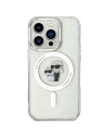 Hurtownia GSM - Etui Karl Lagerfeld KLHMP14LHGKCNOT Apple iPhone 14 Pro kemény tok Karl&Choupette Glitter MagSafe átlátszó - KLD1627 - {ean13} - Hurt