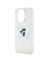 Hurtownia GSM - Etui Karl Lagerfeld KLHMP14LHGKCNOT Apple iPhone 14 Pro kemény tok Karl&Choupette Glitter MagSafe átlátszó - KLD1627 - {ean13} - Hurt