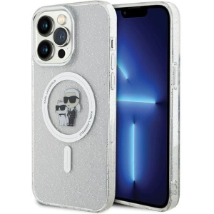 Hurtownia GSM - Etui Karl Lagerfeld KLHMP14XHGKCNOT Apple iPhone 14 Pro Max Hardcase Karl&Choupette Glitter MagSafe transparent - KLD1628 - {ean13} - Hurt