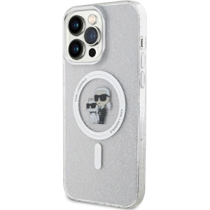 Hurtownia GSM - Etui Karl Lagerfeld KLHMP14XHGKCNOT Apple iPhone 14 Pro Max Hardcase Karl&Choupette Glitter MagSafe transparent - KLD1628 - {ean13} - Hurt