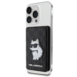 Hurtownia GSM - Kártyatartó Karl Lagerfeld KLWMSPSAKHCK Pénztárca Kártyahely Állvány Saffiano Monogram Choupette MagSafe fekete/black - KLD1629 - {ean13} - Hurt