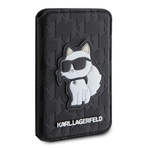 Hurtownia GSM - Kártyatartó Karl Lagerfeld KLWMSPSAKHCK Pénztárca Kártyahely Állvány Saffiano Monogram Choupette MagSafe fekete/black - KLD1629 - {ean13} - Hurt