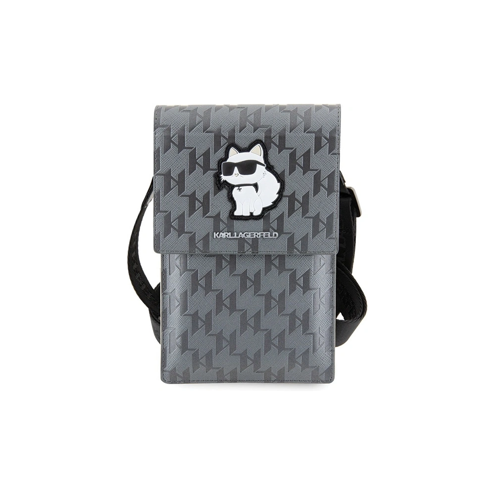 Hurtownia GSM - Táska Karl Lagerfeld KLWBSAKHPCG Saffiano Monogram Choupette ezüst/silver - KLD1630 - {ean13} - Hurt