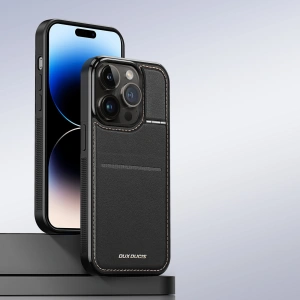 Hurtownia GSM - Etui Dux Ducis RFID Rafi Mag Apple iPhone 15 Pro Max MagSafe peněženka s podložkou 3w1 černé - DDS1801 - {ean13} - Hurt