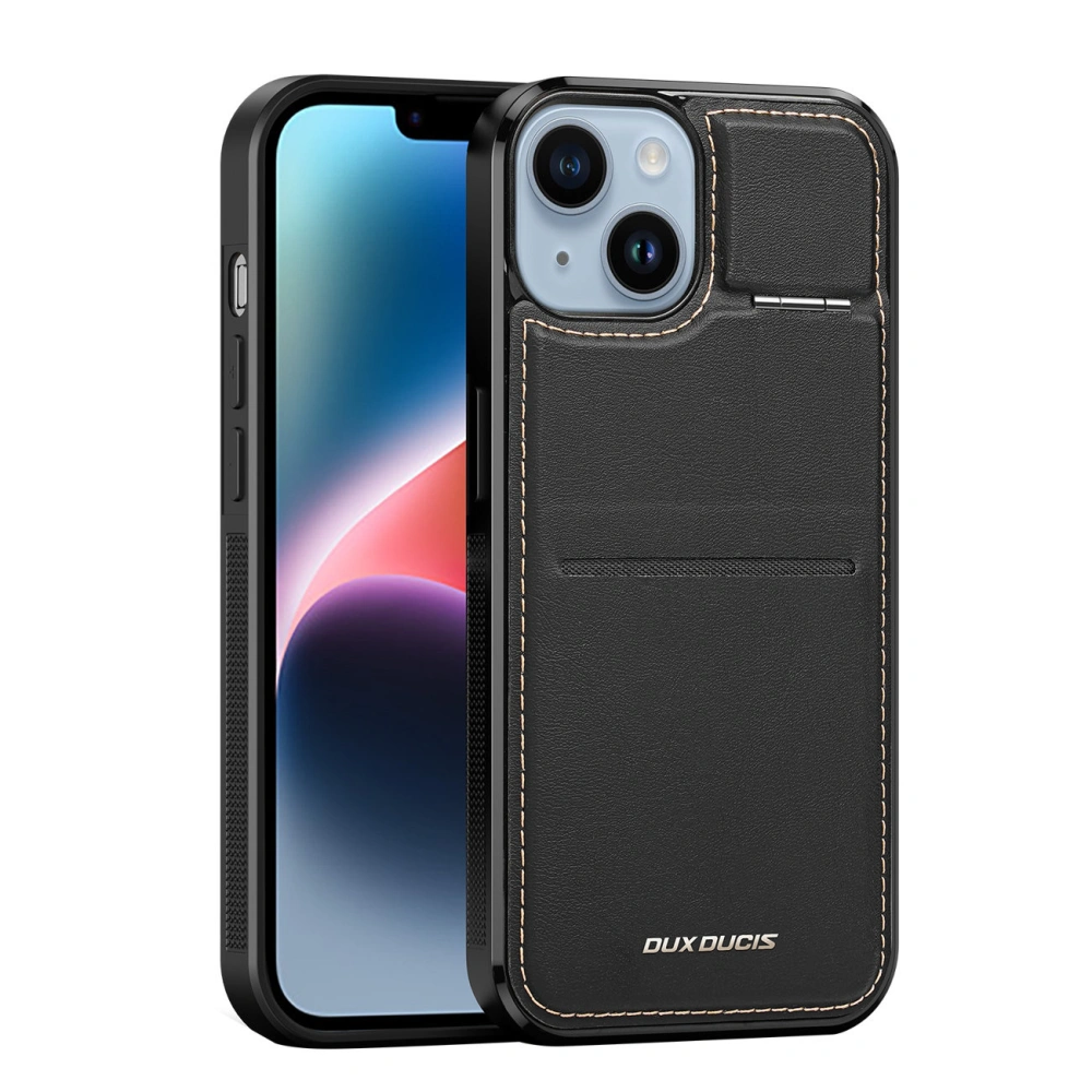 Hurtownia GSM - Etui Dux Ducis RFID Rafi MagApple iPhone 15 Plus / 14 Plus MagSafe portfel z podstawką 3w1 czarne - DDS1803 - {ean13} - Hurt