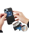 Hurtownia GSM - Dux Ducis RFID Rafi MagApple iPhone 15 Plus / 14 Plus MagSafe pénztárca állványtartóval 3w1 fekete - DDS1803 - {ean13} - Hurt