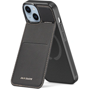 Hurtownia GSM - Dux Ducis RFID Rafi Mag tok Apple iPhone 15 MagSafe pénztárca állvánnyal 3w1 fekete - DDS1804 - {ean13} - Hurt