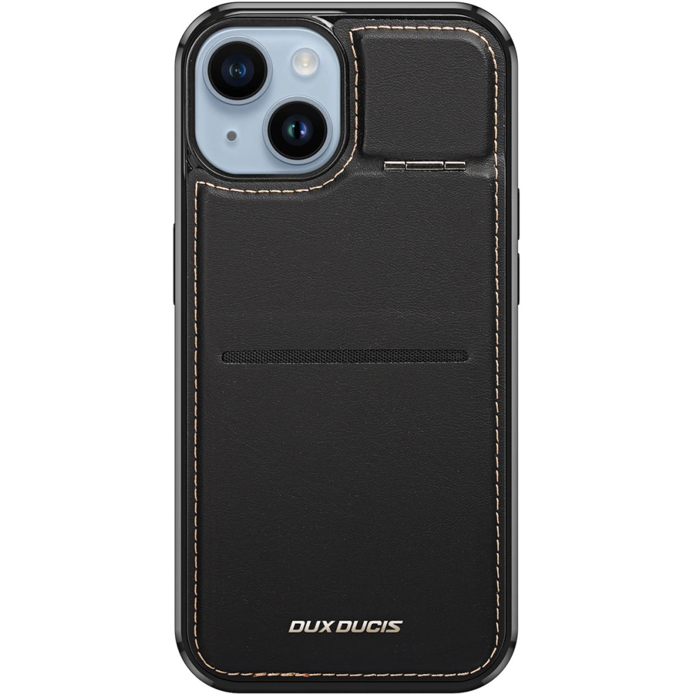 Hurtownia GSM - Dux Ducis RFID Rafi Mag tok Apple iPhone 15 MagSafe pénztárca állvánnyal 3w1 fekete - DDS1804 - {ean13} - Hurt